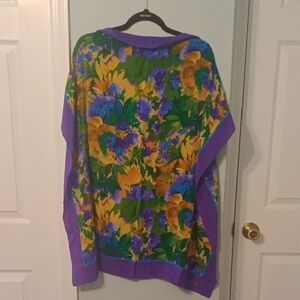 Vintage Floral Bill Blass Multicolor Women's Scarf